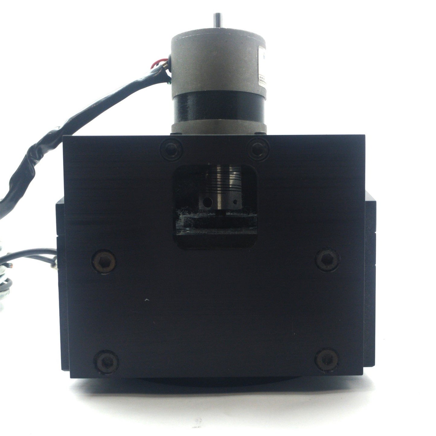 Used Visicon Rotary Stage w/Servo Motor & Encoder 5 13/16" Stage .0005° FineScan 80