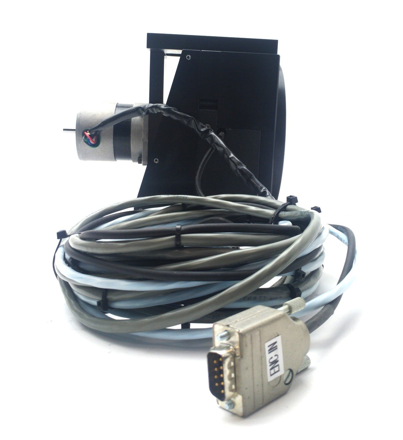 Used Visicon Rotary Stage w/Servo Motor & Encoder 5 13/16" Stage .0005° FineScan 80