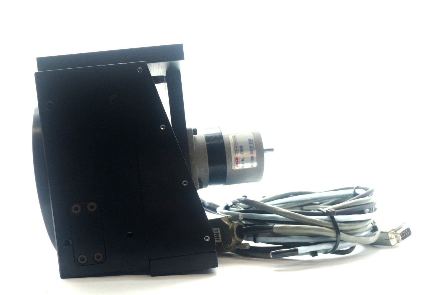 Used Visicon Rotary Stage w/Servo Motor & Encoder 5 13/16" Stage .0005° FineScan 80