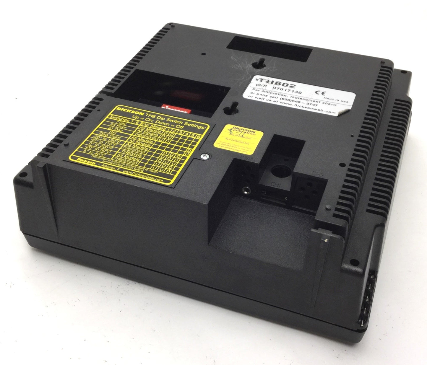 Used Dickson TH802 Temperature and Humidity Chart Recorder, Chart: 8" w/Alarm Option