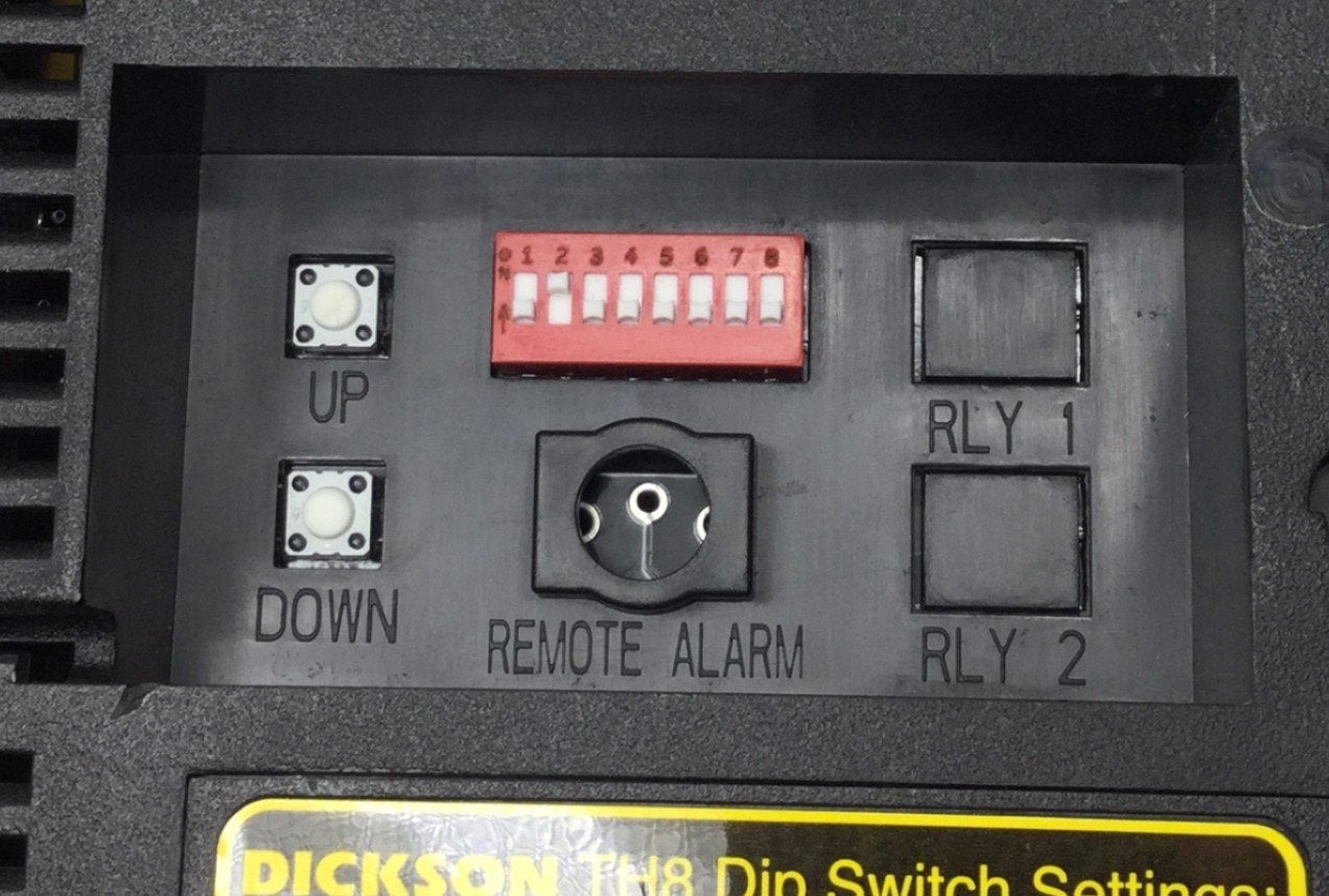 Used Dickson TH802 Temperature and Humidity Chart Recorder, Chart: 8" w/Alarm Option
