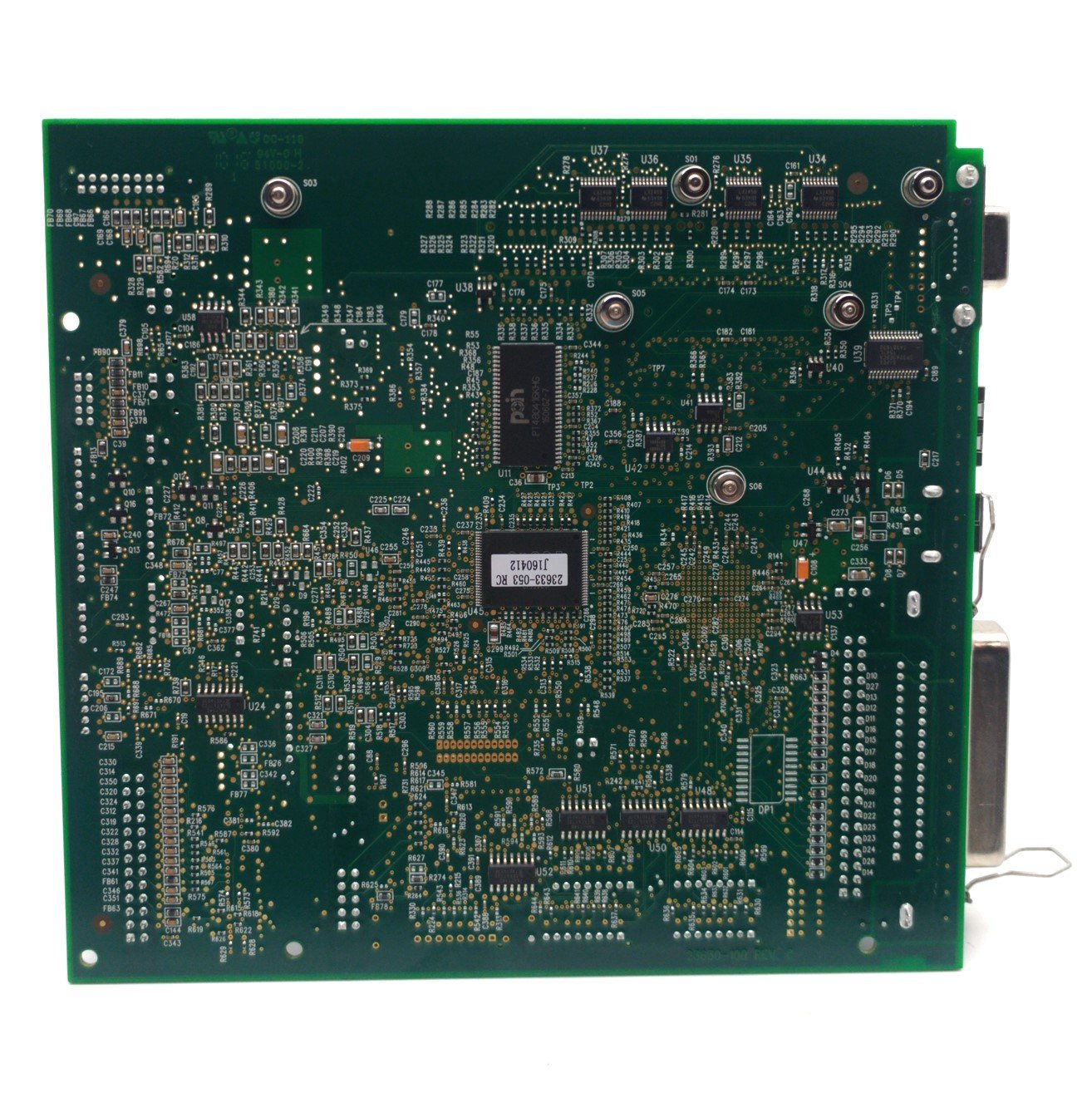 Used Zebra 23630-100 Rev. C Main Control Board, USB, Serial, For R110xi4 Printer