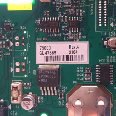 Used Zebra 79000 Rev. 4 Control Board, GPIB, Serial, for 110XiIII, 110XiIIIplus