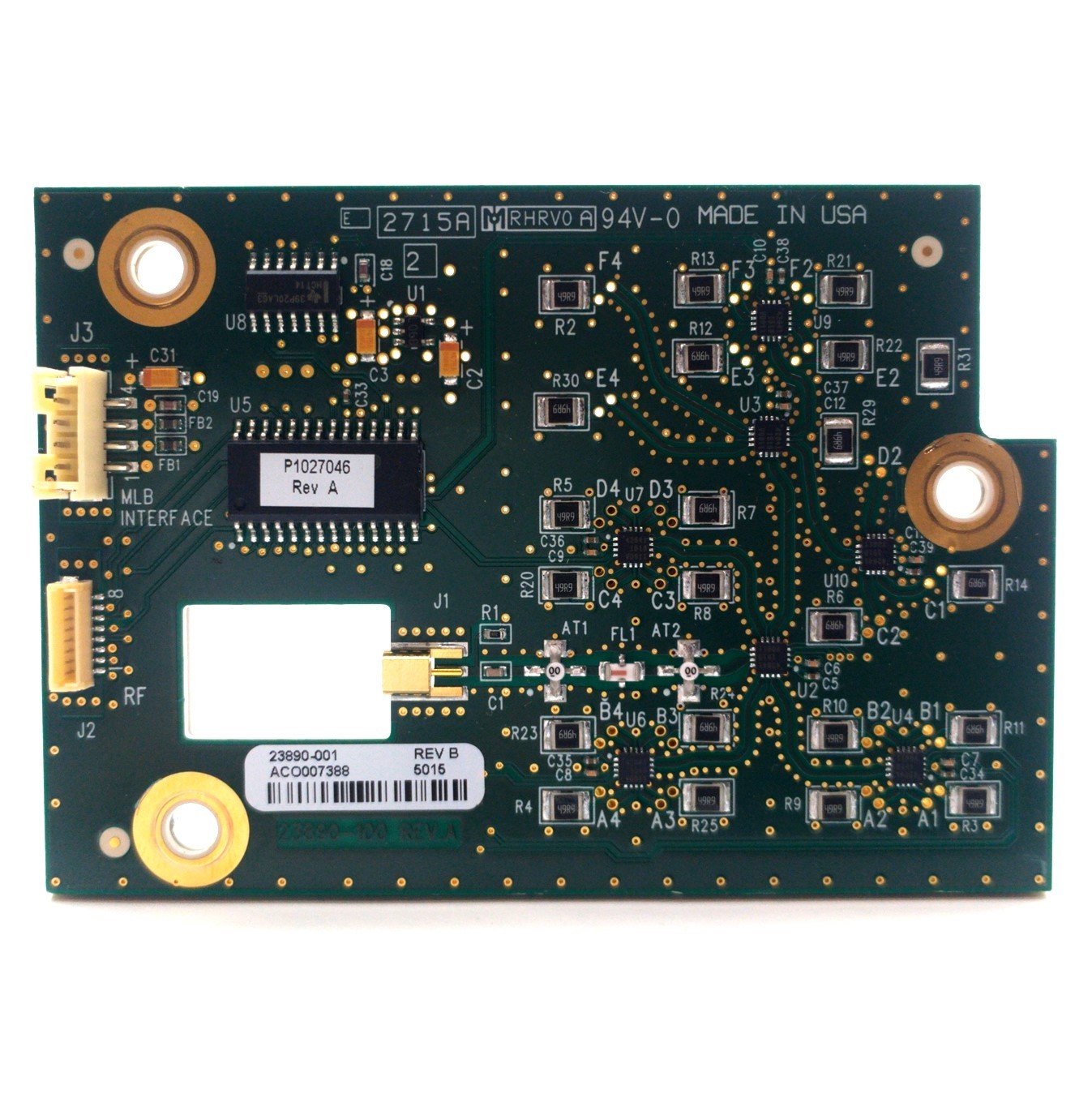 Used Zebra 23890-100 Rev. A Thermal Label Printer Control Board, for 110Xi4