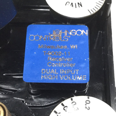 New Other Johnson Controls T-9002-11 Dual Input High Volume Pneumatic Receiver-Controller