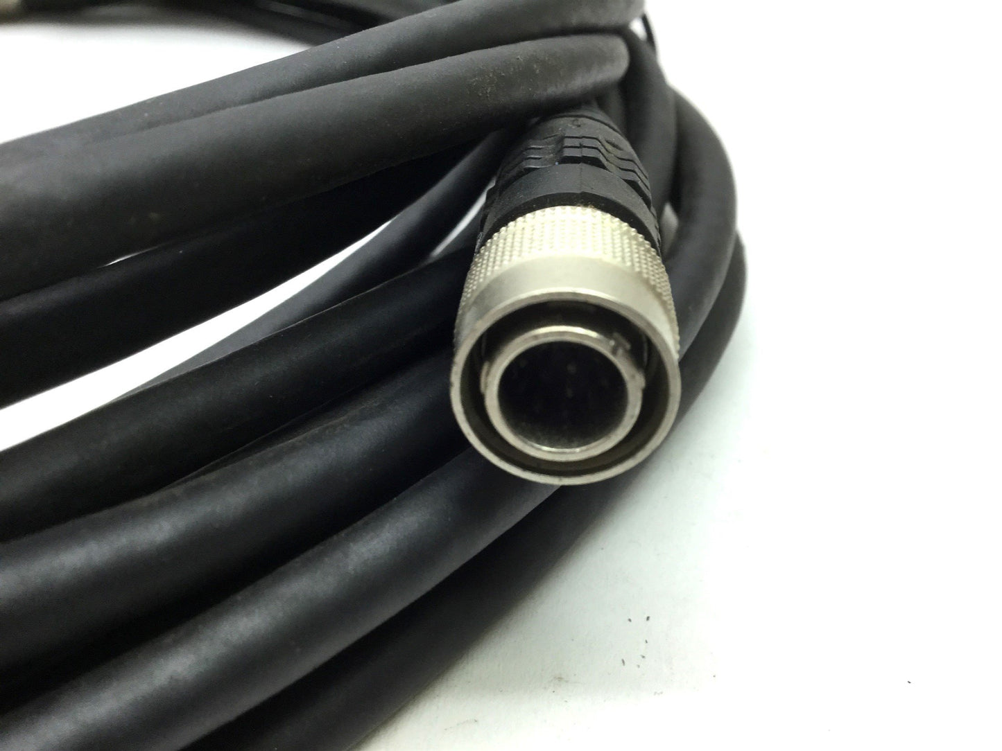 Used Camera Cable 12-Pin Hirose Round QD Male to Female 50' Long for Sony XC-Series