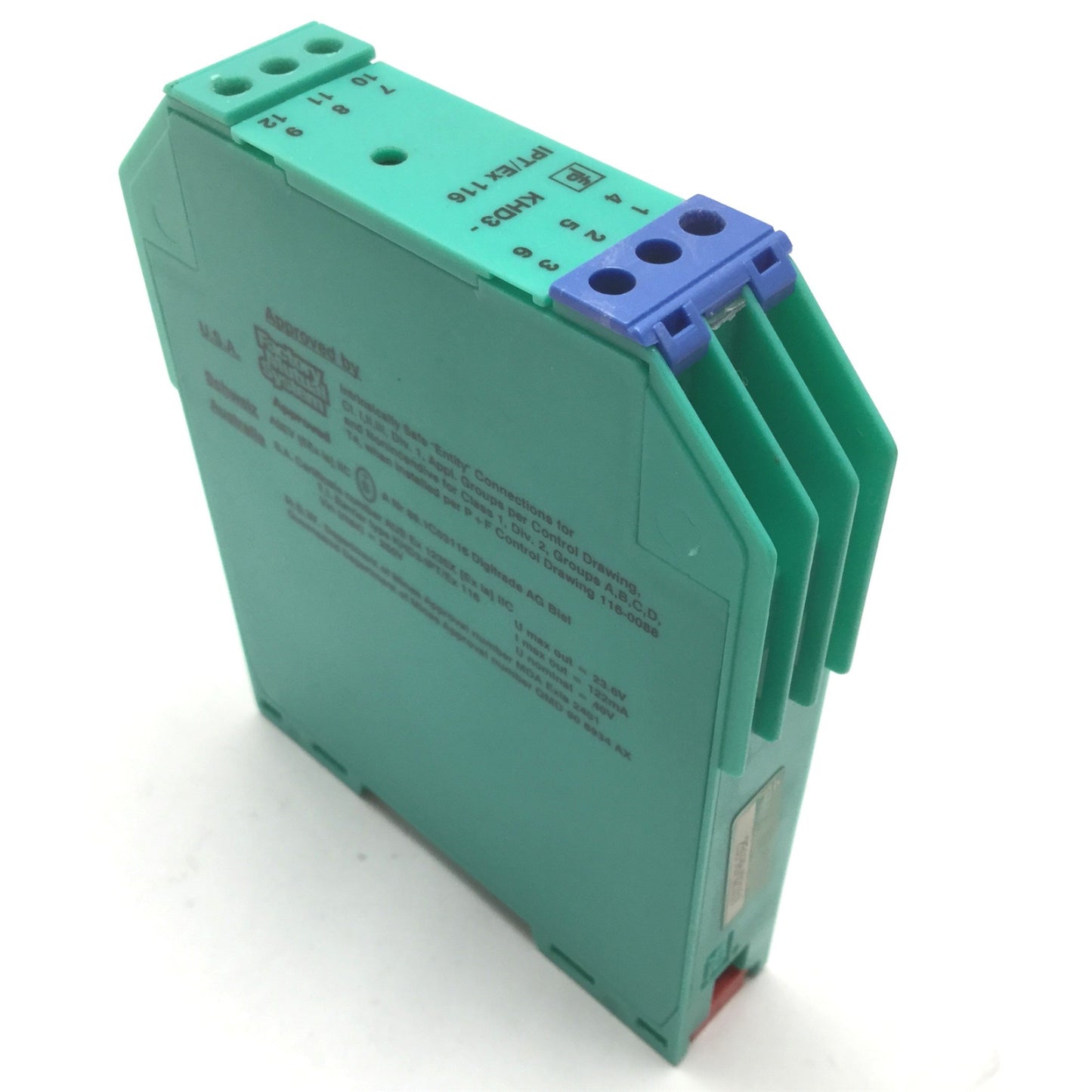 Used Pepperl & Fuchs KHD3-IPT/Ex 116 Potentiometer Amplifier, Supply: 20-35VDC