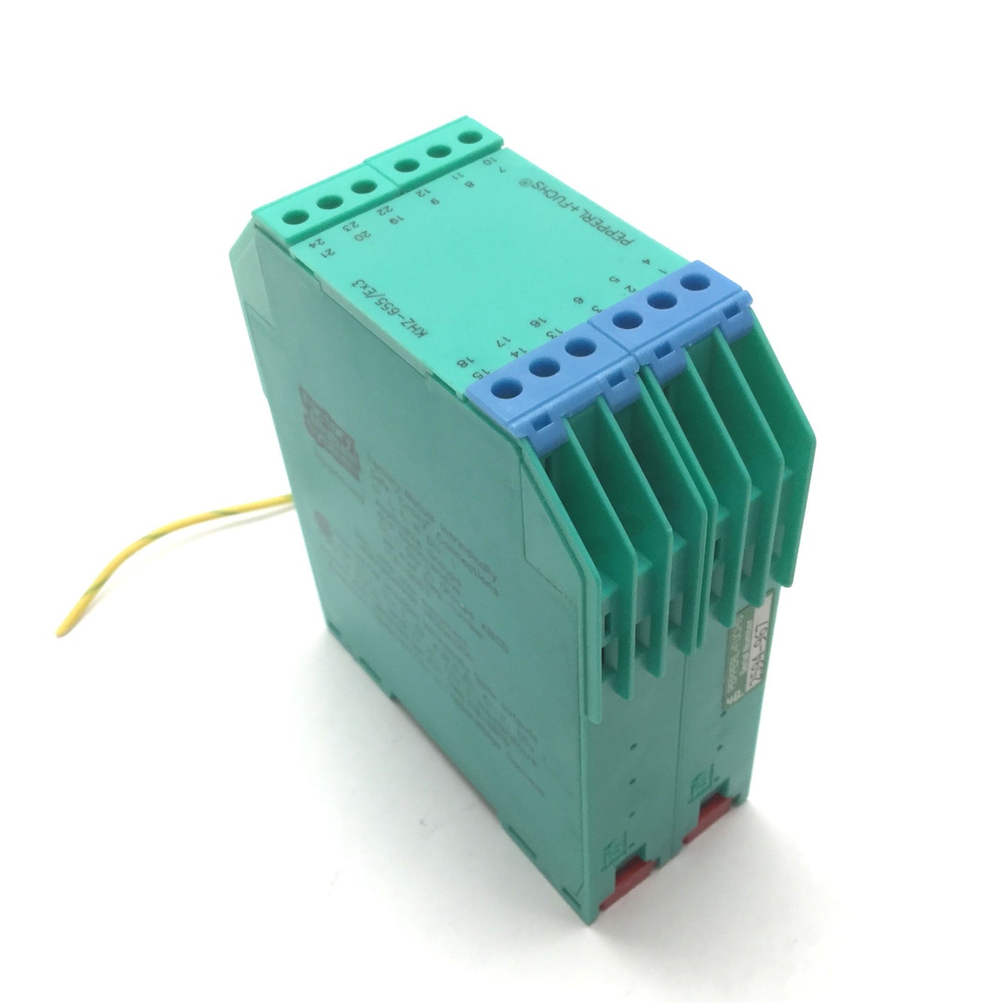 Used Pepperl & Fuchs KHZ-655/Ex3 91366 Intrinsic Safety Barrier Module, 5V 12 Ohms