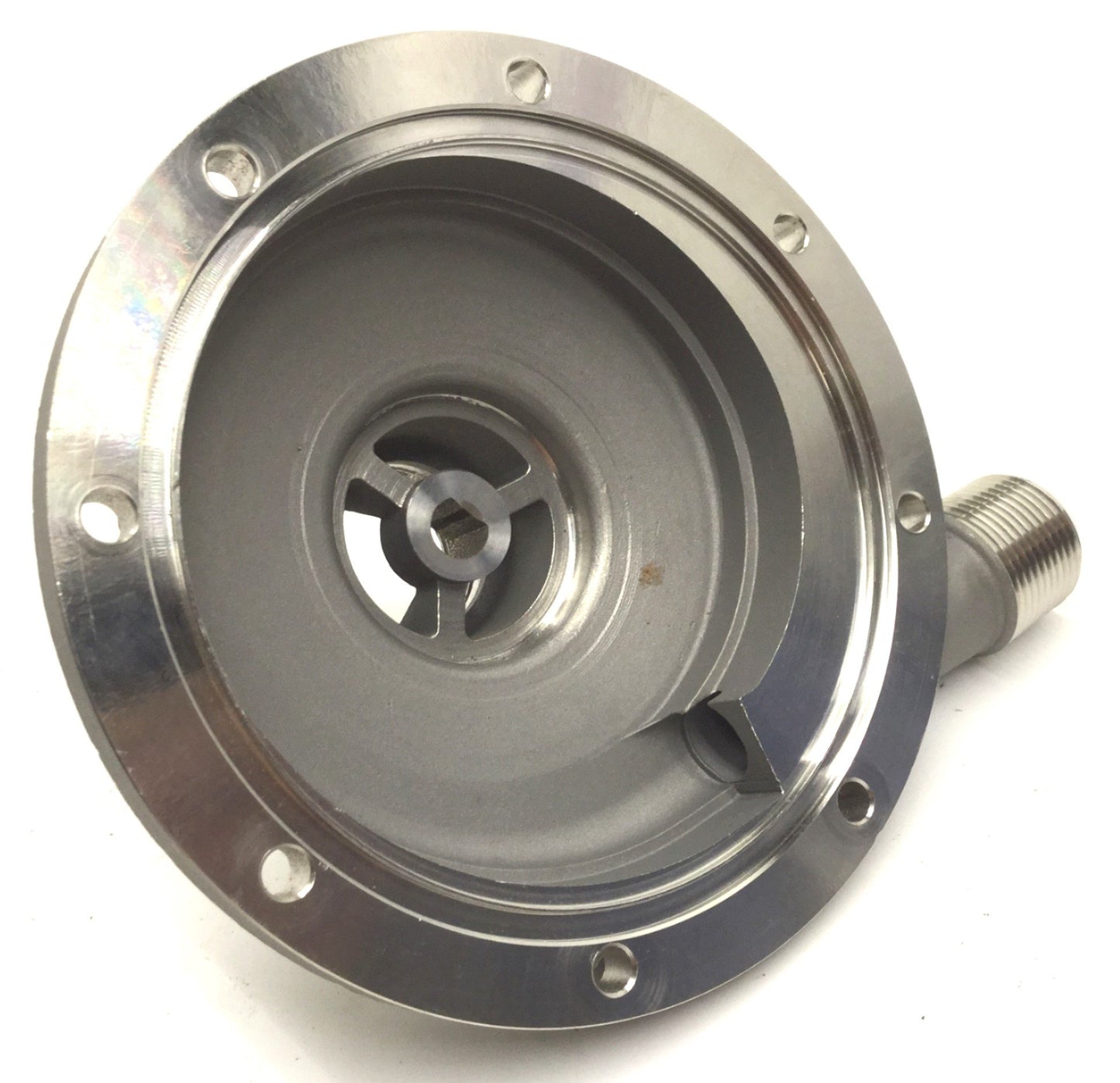 Used March SS MA0151-0002-0000 Housing For Magnetic Pump In: 1" FNPT, Out: 3/4" MNPT