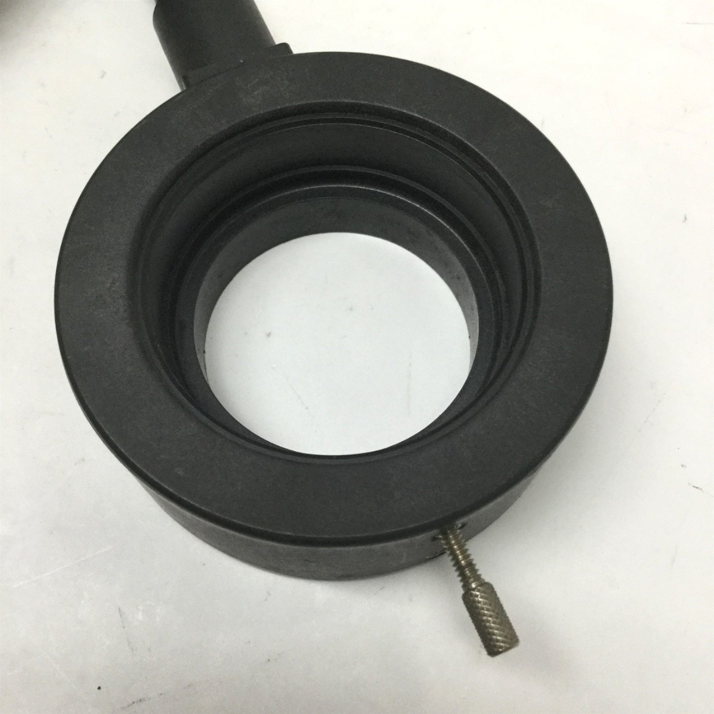 Used Flexible Fiber Optic Microscope Light Ring, 50mm ID, 60mm Mount, 36" Long