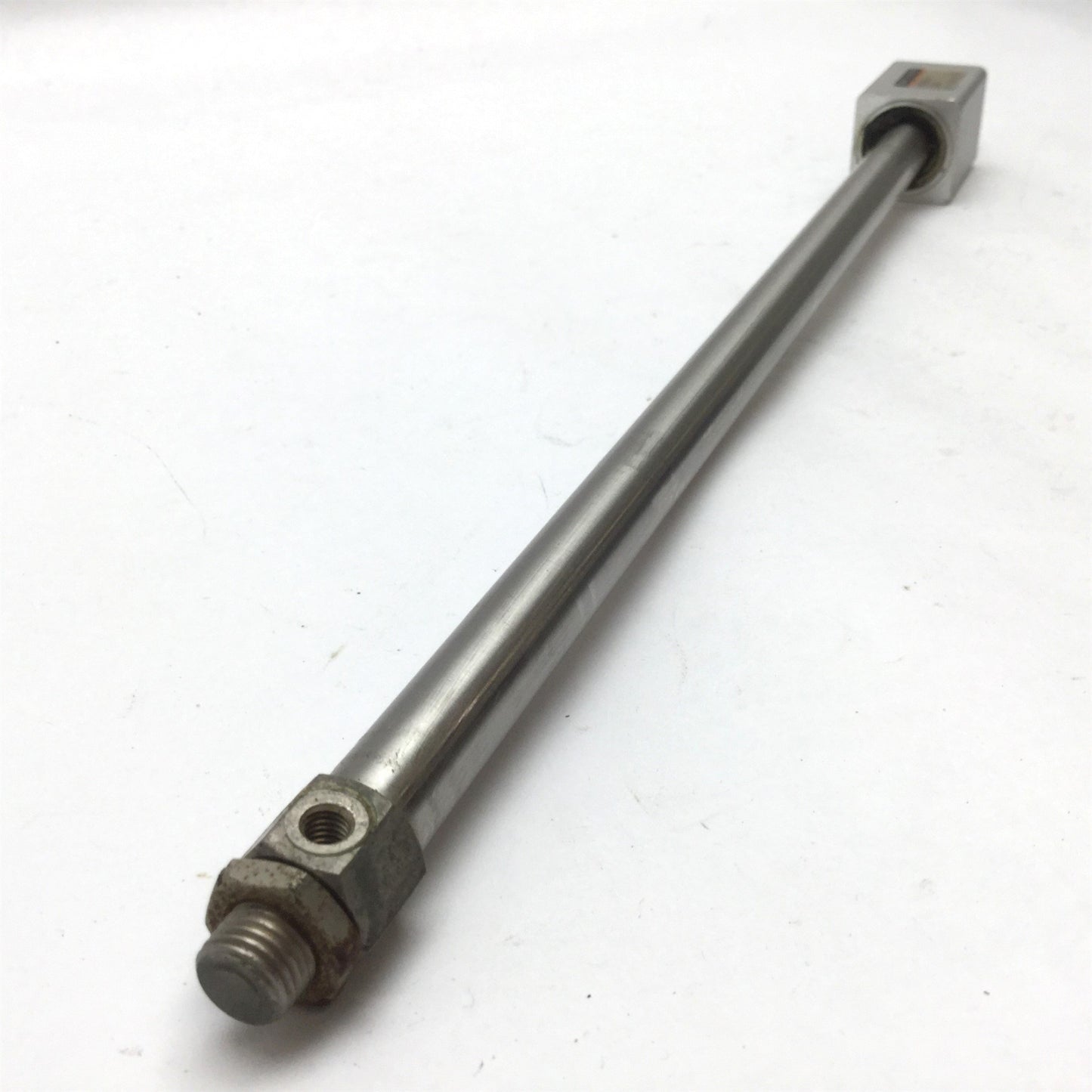 Used SMC NCY2B10H-1000 Rodless Cylinder, Bore: 3/8", Stroke: 10", Pressure: 100psi