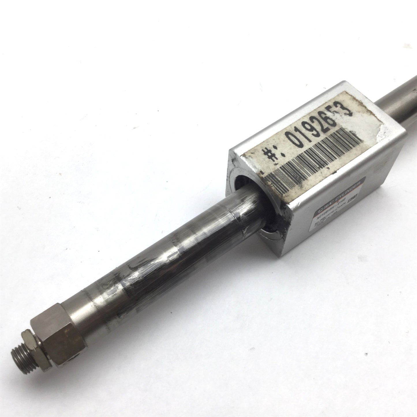 Used SMC NCY2B15H-2100 Rodless Cylinder, Bore: 5/8", Stroke: 21", Pressure: 100psi