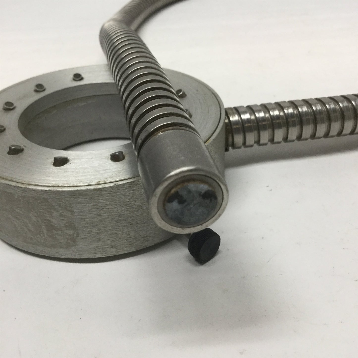 Used Fiberoptic Specialties Fiber Optic Ring Light Guide, 5/8" Input, 2" ID, 36" Long