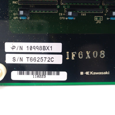 Used Kawasaki 10998BX1 IBX-51 Robot Backplane/Circuit Board, For A50F