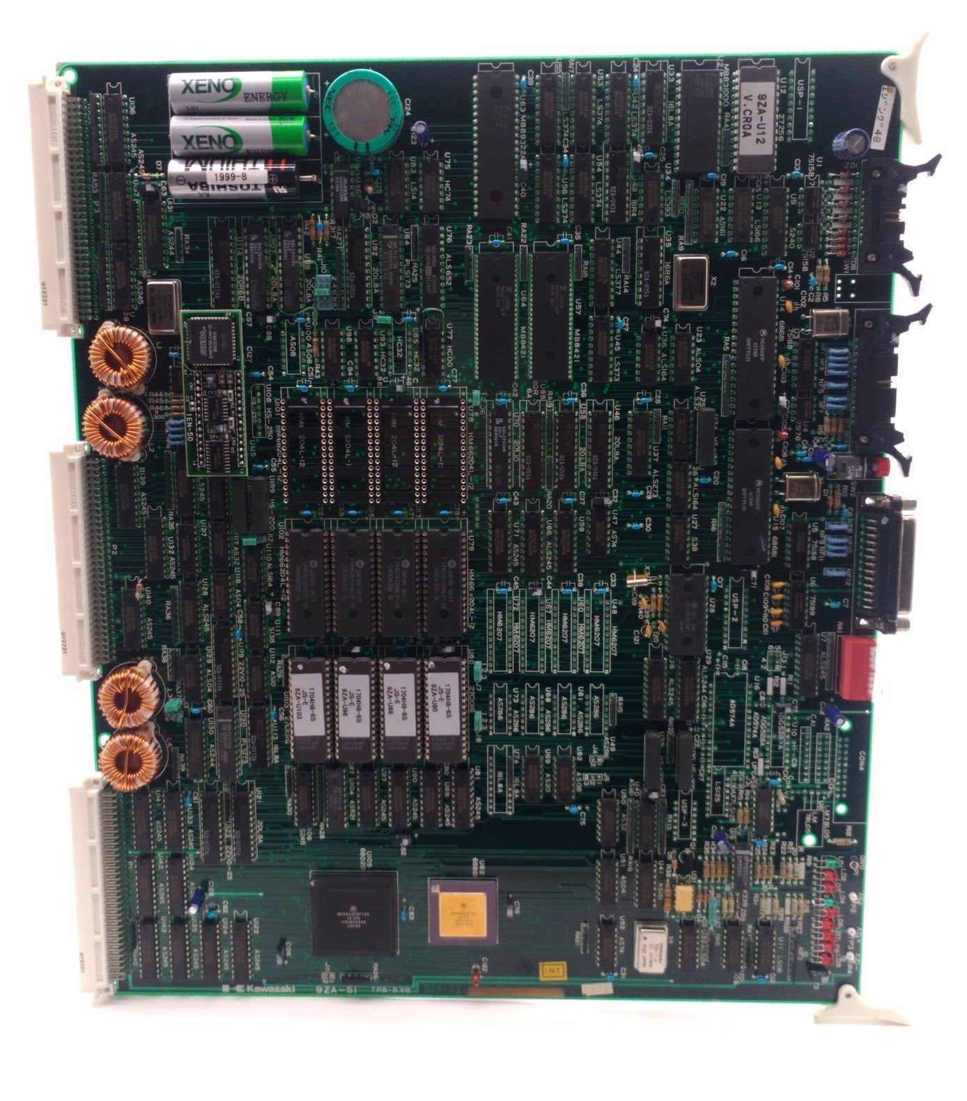 Used Kawasaki 50999-1484R1C 9ZA-51 Robot Processor Board, For A50F *Dead Batteries*
