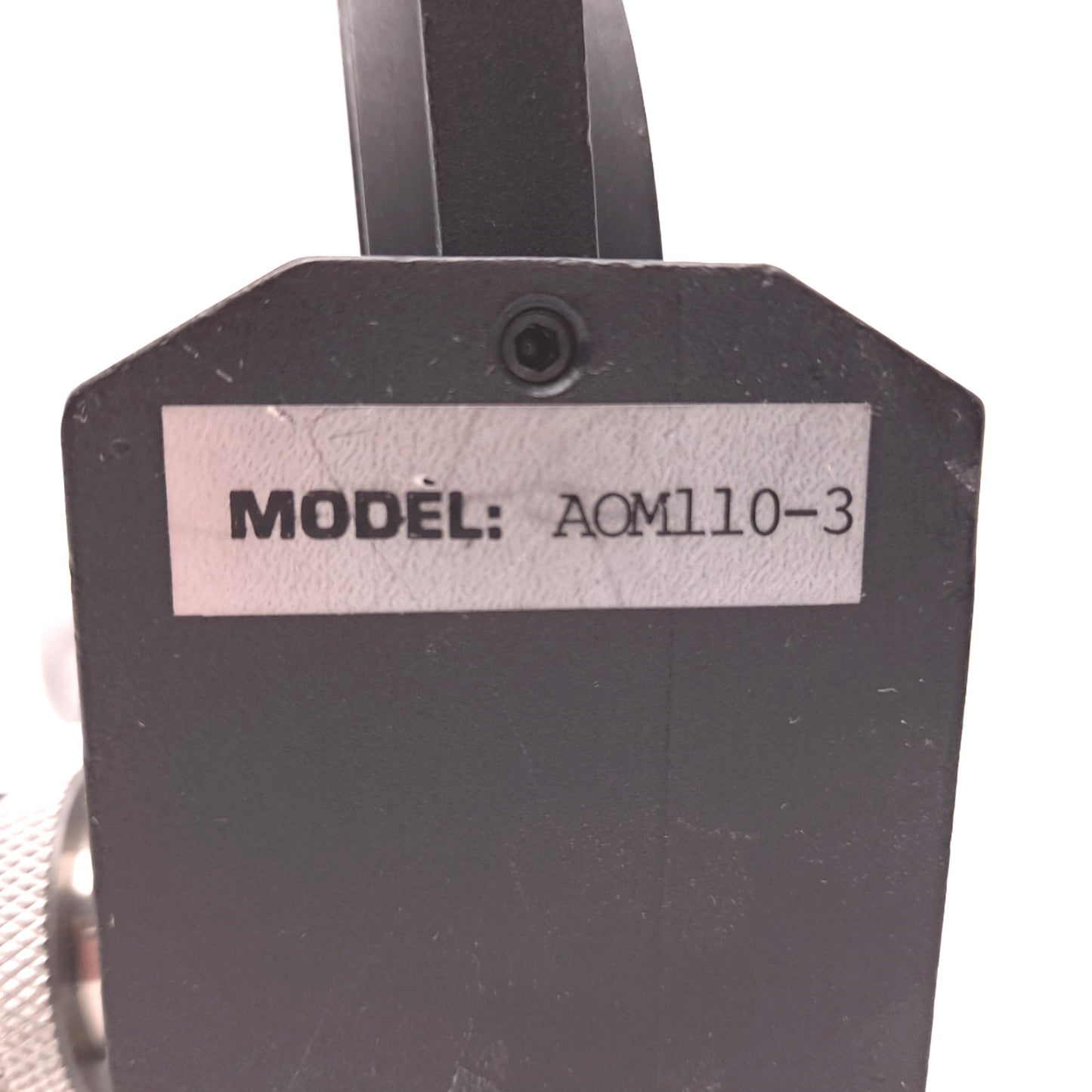 Used Aerotech AOM110-3 Optical Mount, Diameter: 76.2mm, Res: 0.53 µrad, Range: ±6°