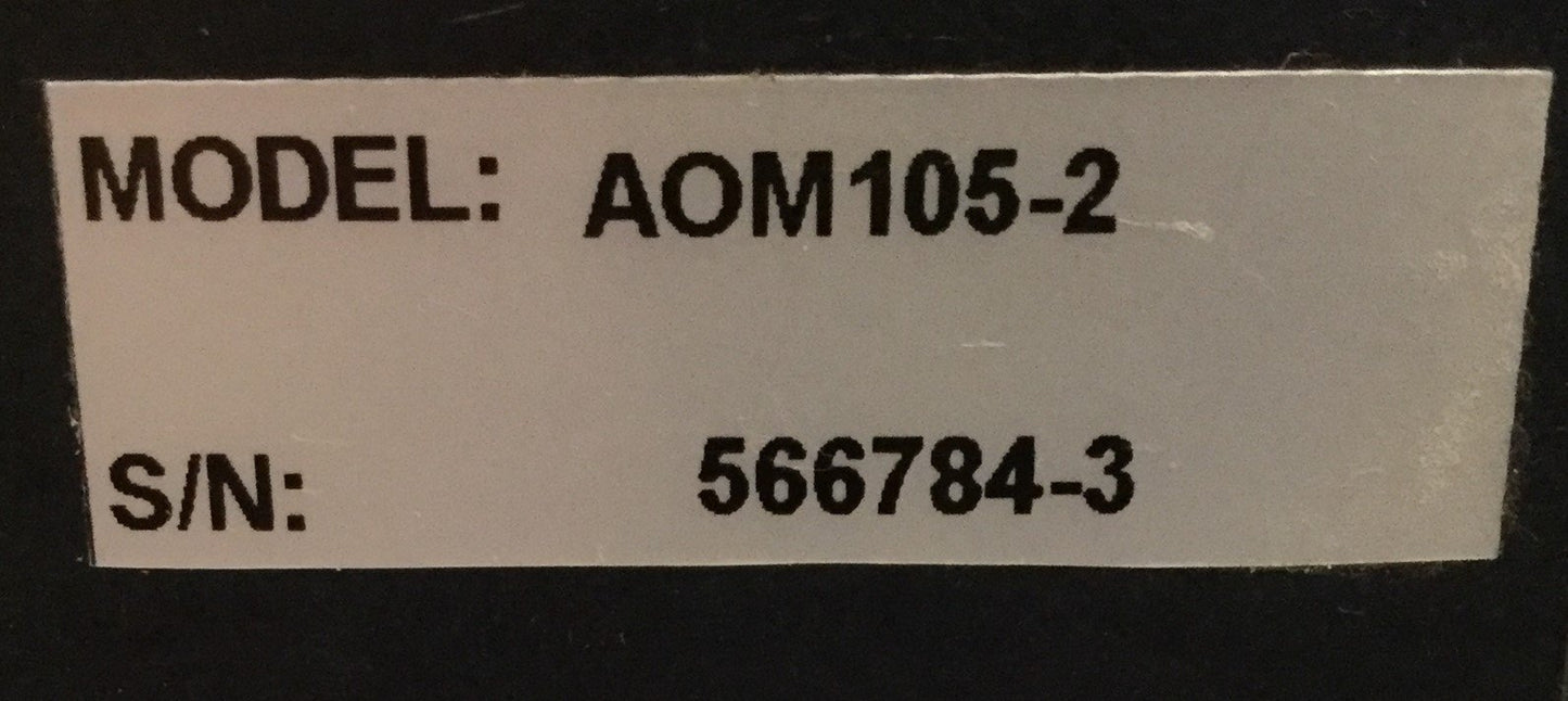 Used Aerotech AOM105-2 Gimbal Manual Optical Mount Range: ±5° 1-3/4" Clear Aperture