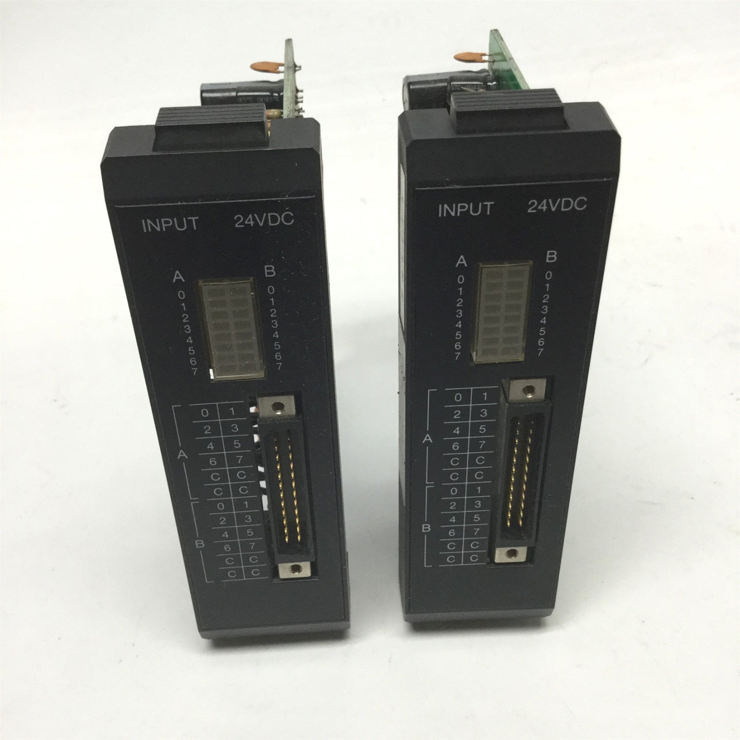 Used Lot of 2 GE Fanuc IC610MDL106A Series One PLC Input Modules 16-Point 24VDC w/LED