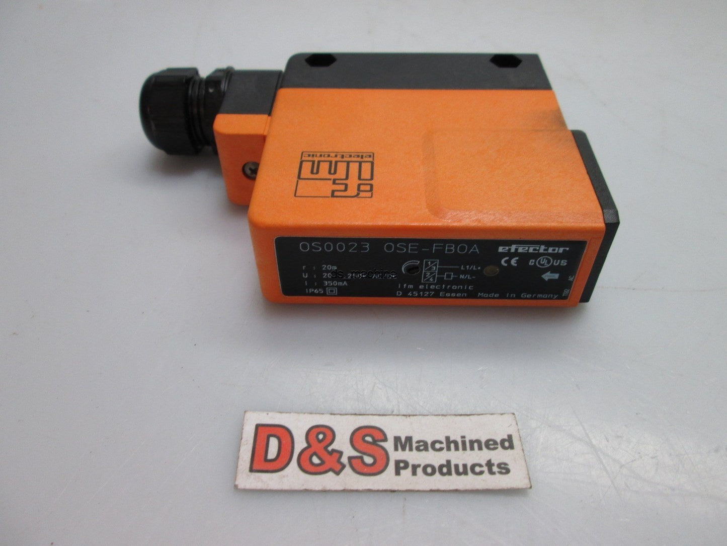 Used IFM Efector Photoelectric Sensor OS0023 OSE-FBOA