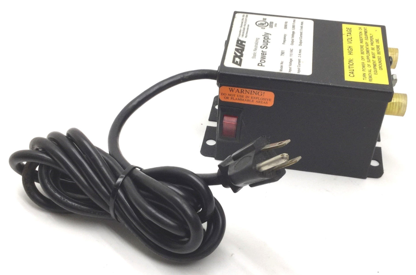 Used EXAIR Super Ion Air Knife With 111012 Ionizing Bar & 7901 Power Supply