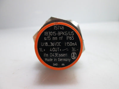 Used IFM Efector Inductive Proximity Sensor 115746