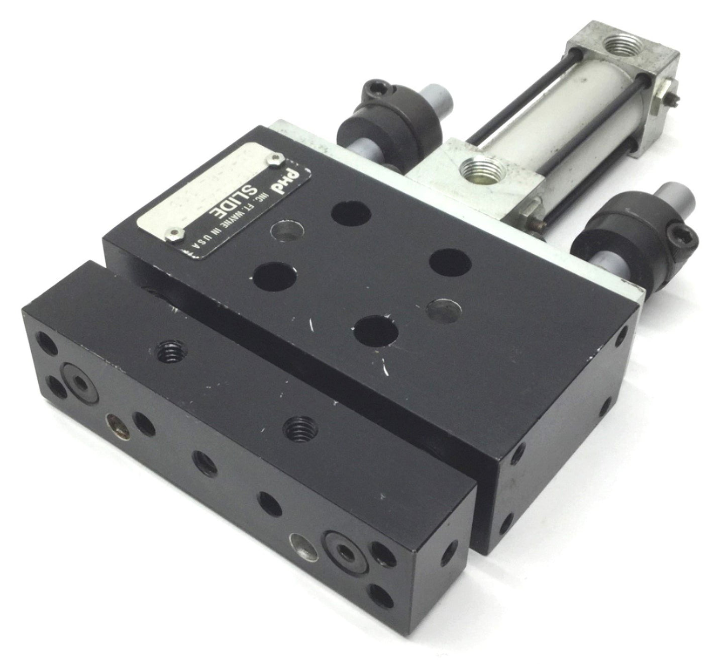 Used PHD TS031X1-A-J1-Q-R1 Pneumatic Slide Cylinder, 1" Stroke, Bore: 1/2" (12mm)