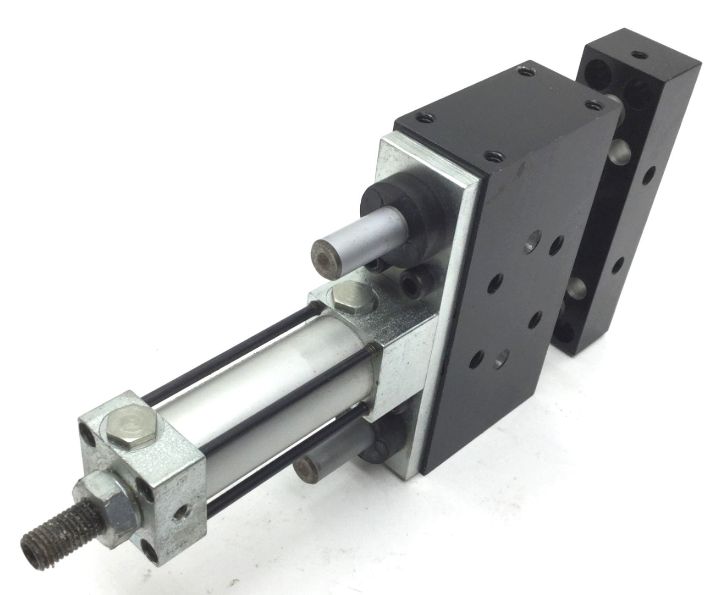 Used PHD TS031X1-A-J1-R1-Q Pneumatic Slide Cylinder, 1" Stroke, Bore: 1/2" (12mm)