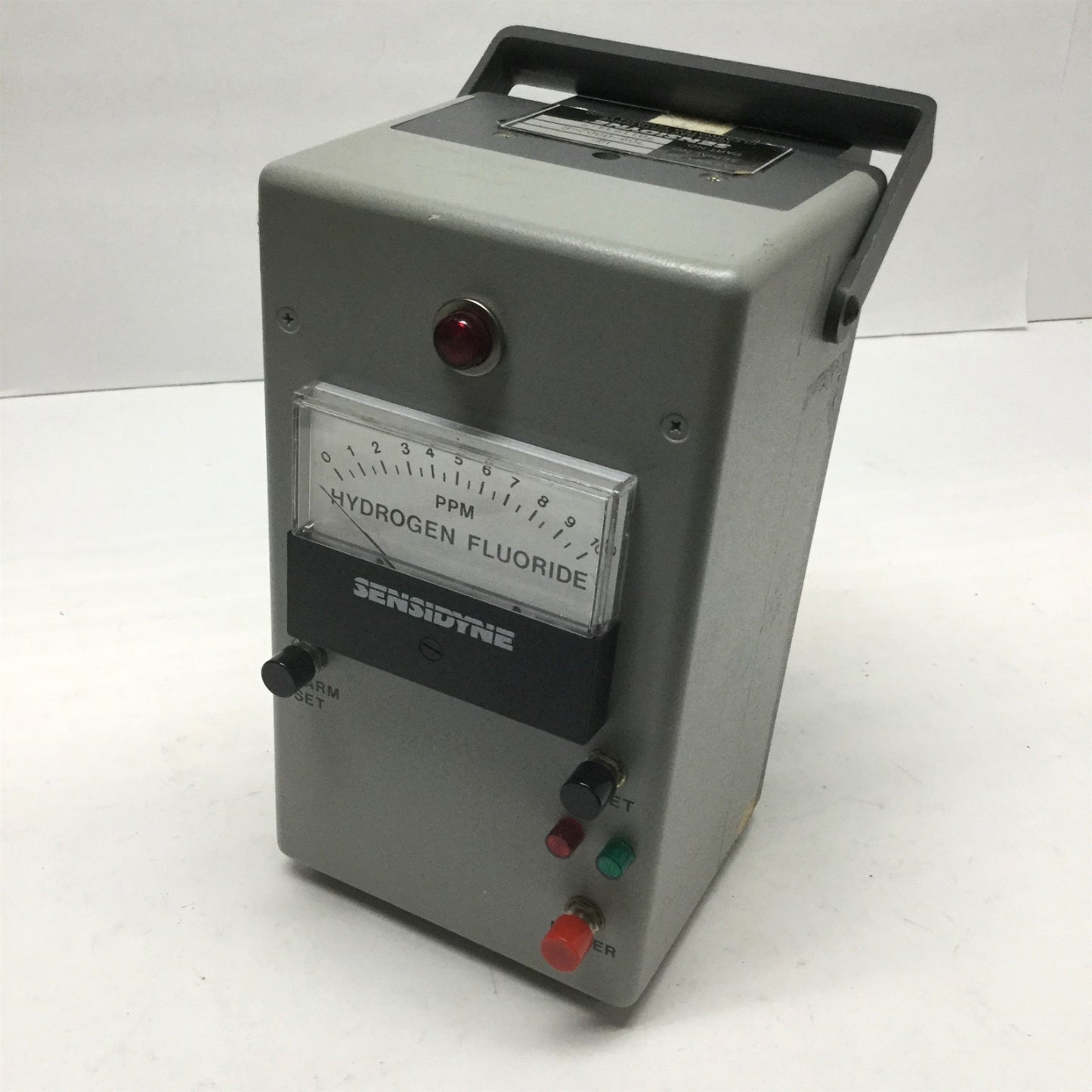 Used Sensidyne 7011834-7 HF Portable Hydrogen Fluoride Gas Detector Meter 0-10ppm
