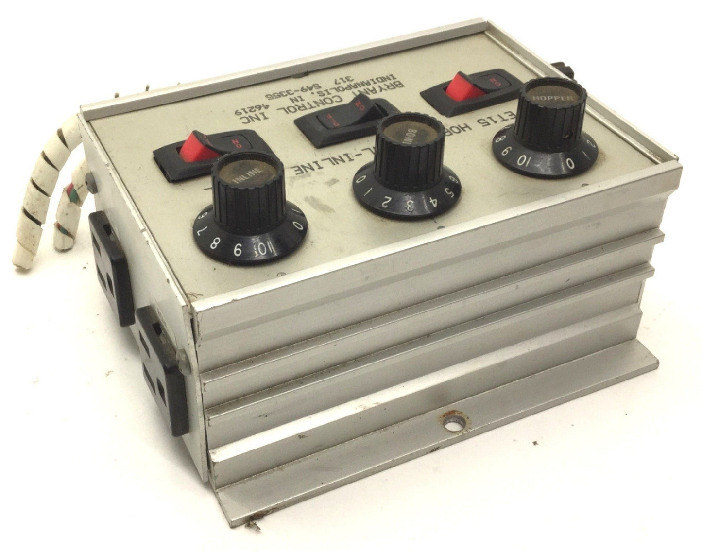 Used Bryant Control ET15 Hopper Bowl Inline Control, Voltage: 115V, With Extra Cable