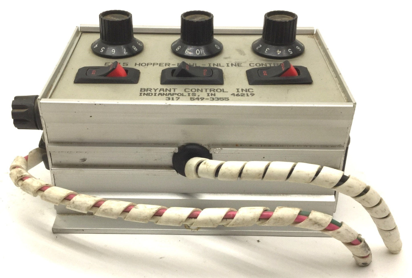 Used Bryant Control ET15 Hopper Bowl Inline Control, Voltage: 115V, With Extra Cable