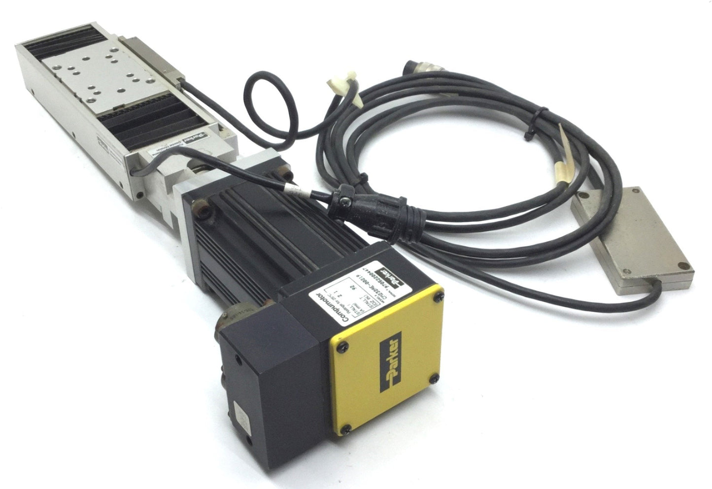 Used Parker CM232AE-00219 Motor, Linear Actuator & RSF Elektronik MSA001-7 Encoder
