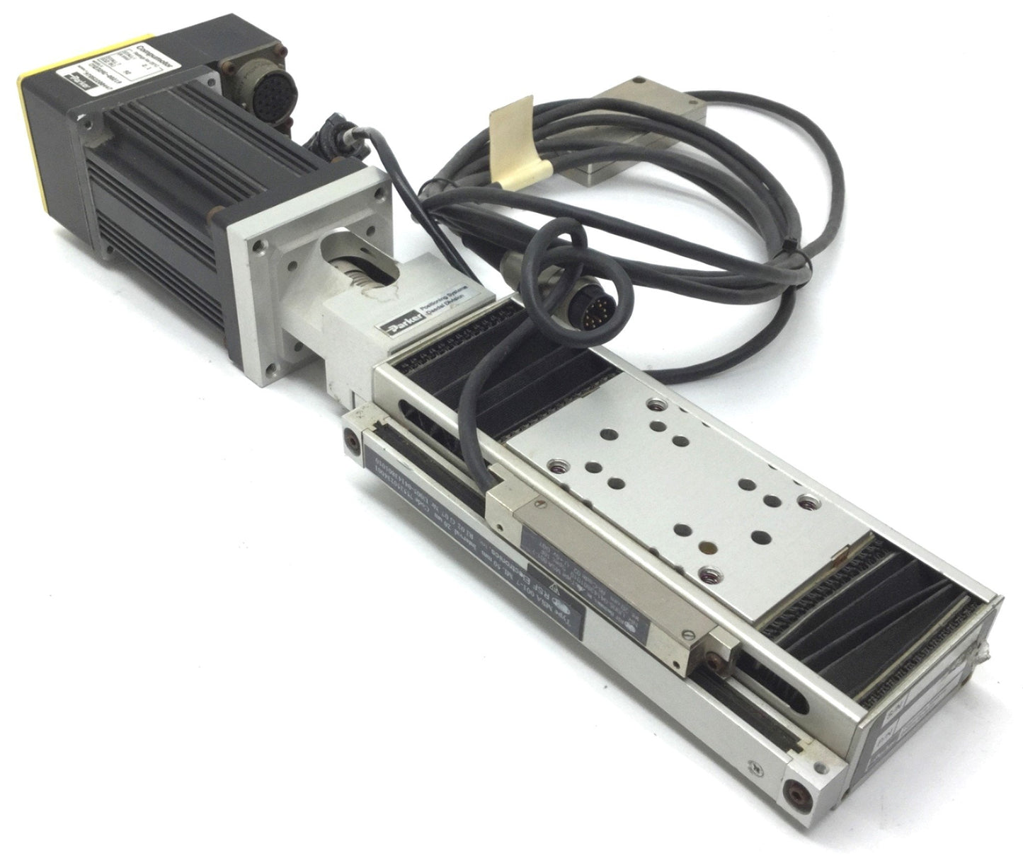 Used Parker CM232AE-00219 Motor, Linear Actuator & RSF Elektronik MSA001-7 Encoder