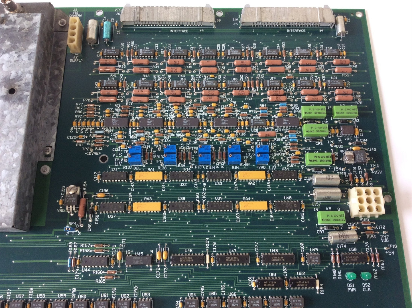 Used Perkin-Elmer N069-9044 Issue F Data Acquisition Circuit Board 728124 Optima 3000
