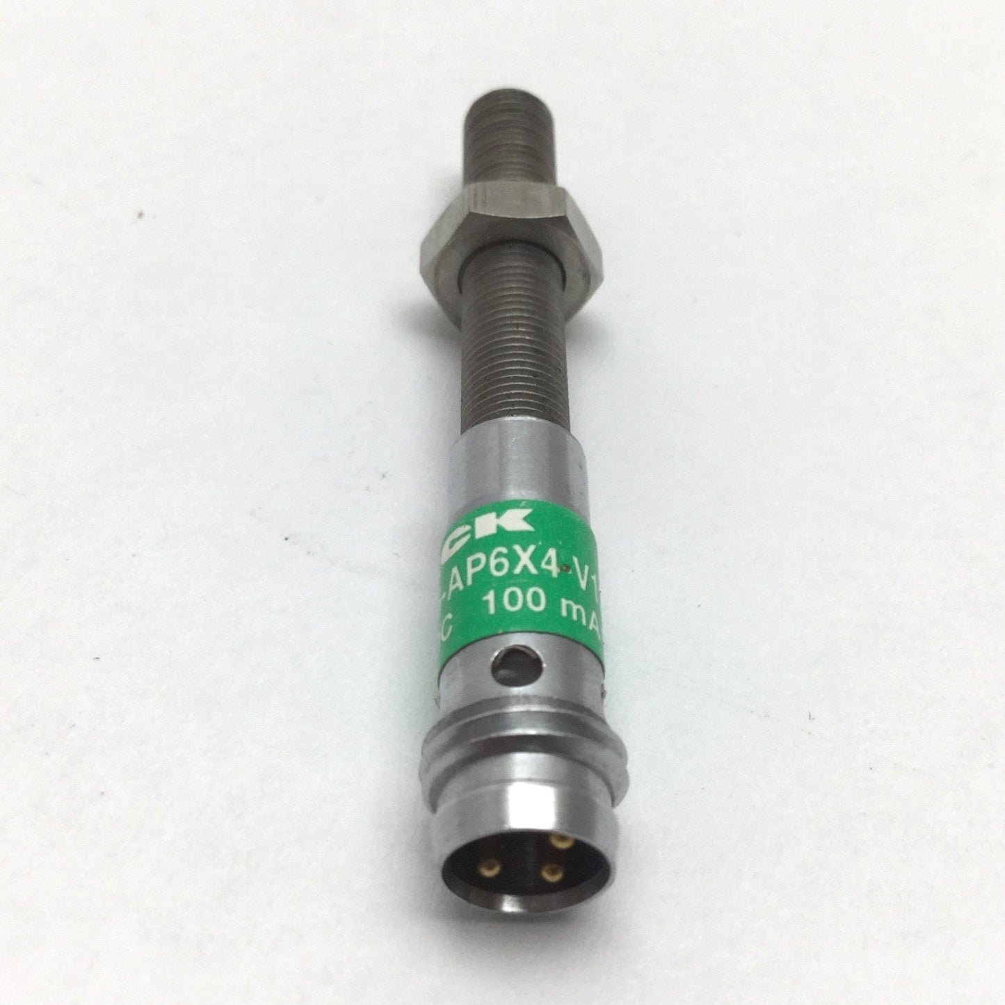 Used Turck Bi0.8-G05-AP6X4-V1331 Proximity Sensor, Range: 0.8mm, PNP Output, 10-30VDC