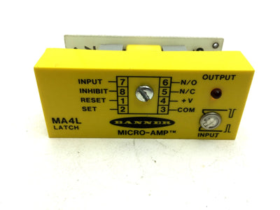 Used Banner MA4L Micro Amp Logic Module, Supply Voltage: 10-30VDC 20mA