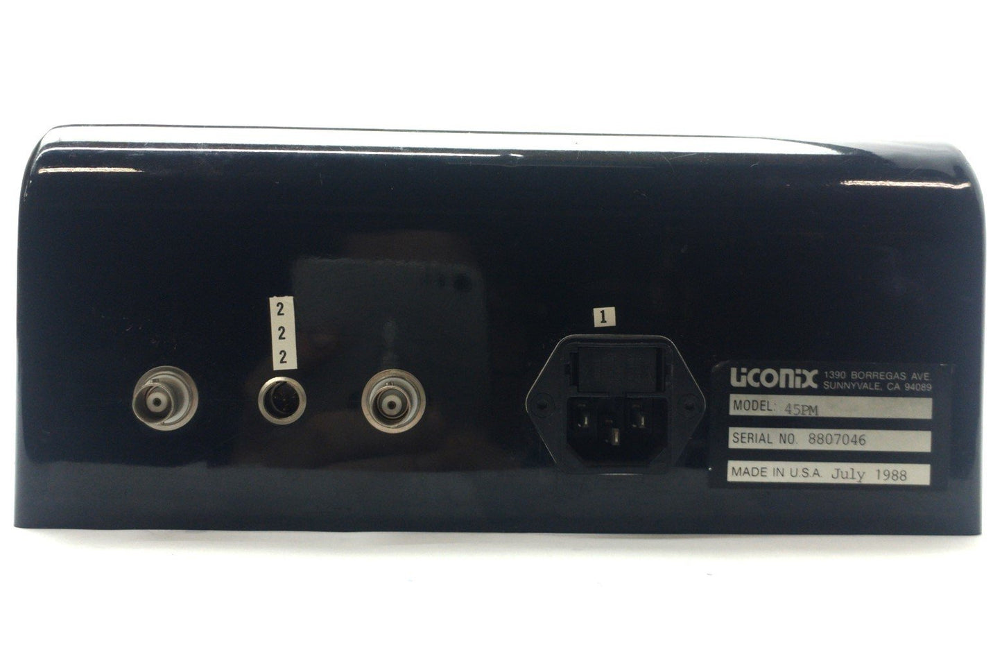 Used Liconix 45PM Laser/Photoelectric Power Meter, 2x BNC, 120VAC
