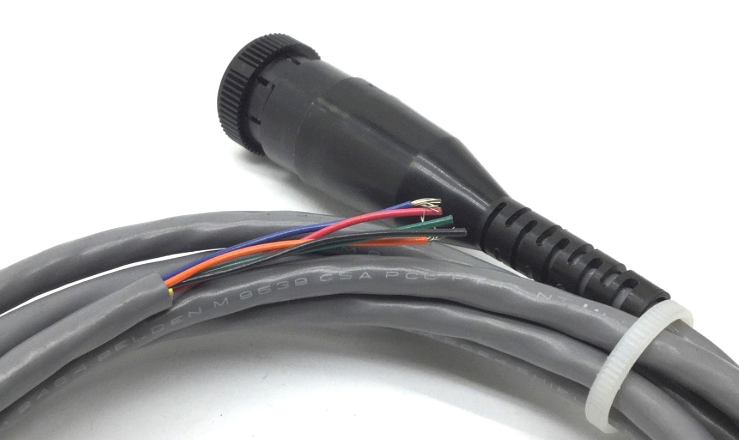 Used Daedal 006-1293-10 REV A Cable, 8-Pin to Flying Leads, ~10' Long