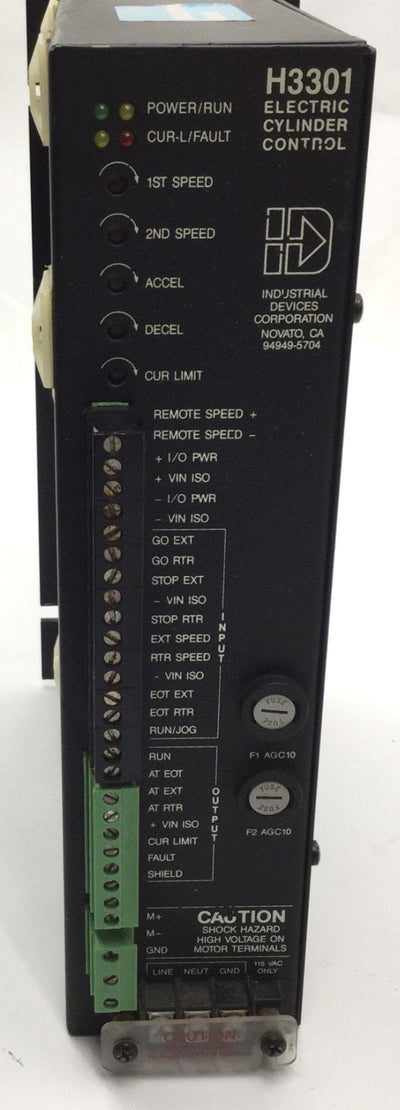 Used Industrial Devices H3301 Electric Cylinder Control Module, Input: 115VAC