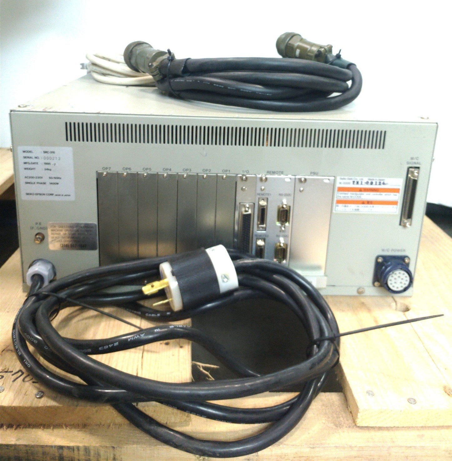 Used SEIKO TT8550 D-TRAN SCARA Robot Arm & SC-310 Controller 4-Axis 550mm Arm w/Cable