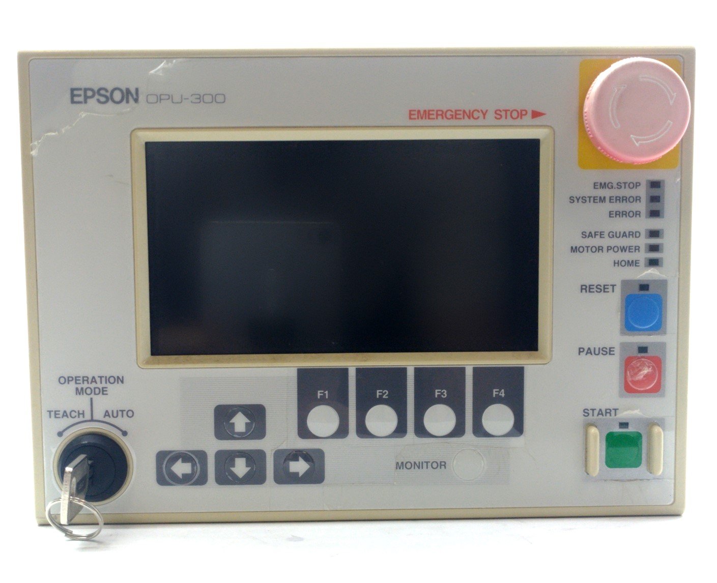 Used EPSON OPU-300 Robot Operator Panel, for SRC-300, SRC-310A, & SRC-320 w/Cable