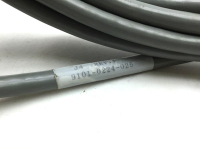 Used Electro Craft 9101-0224-025 Encoder Cable, Length: 25', 14-Wire