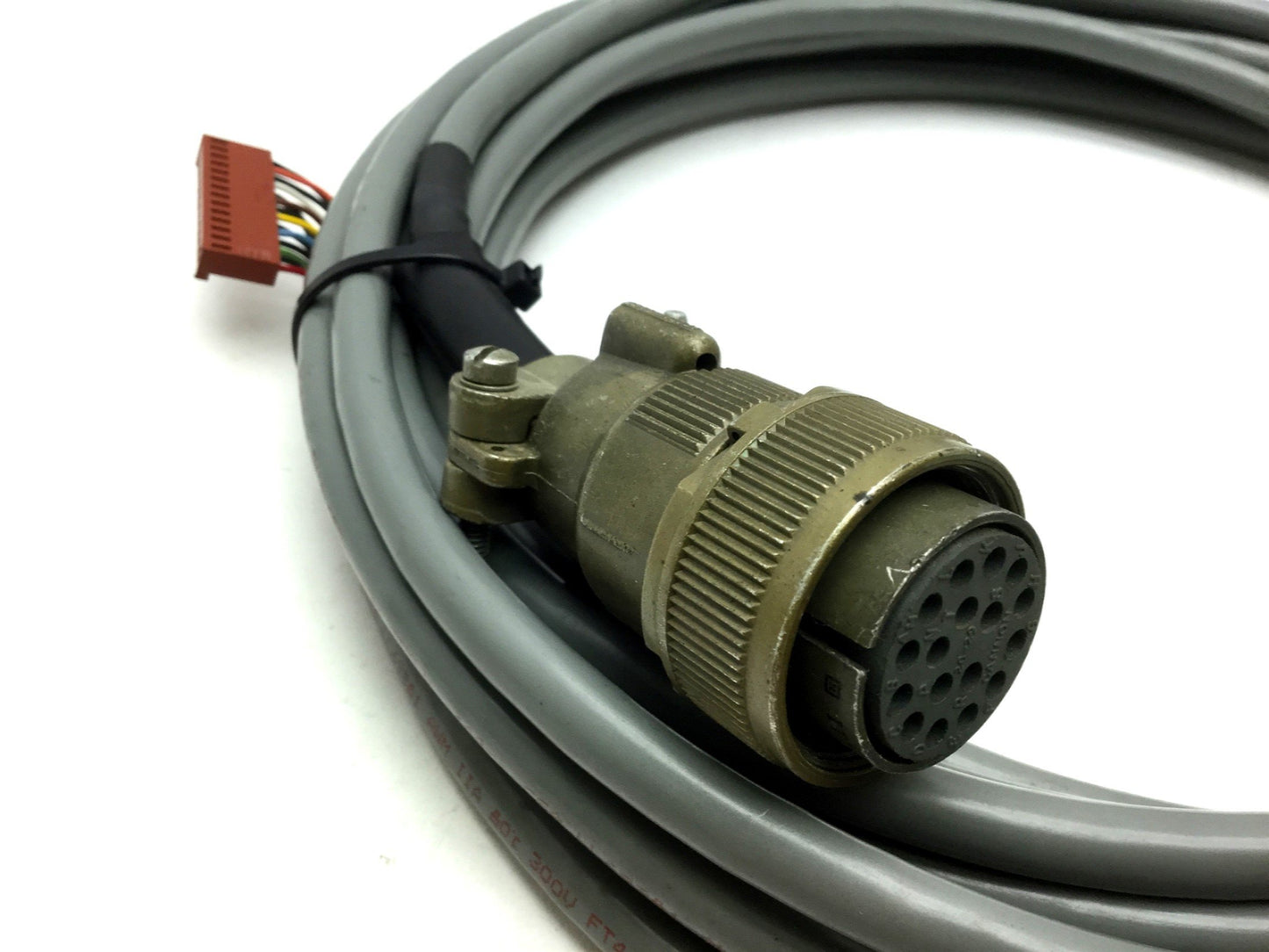 Used Electro Craft 9101-0224-025 Encoder Cable, Length: 25', 14-Wire