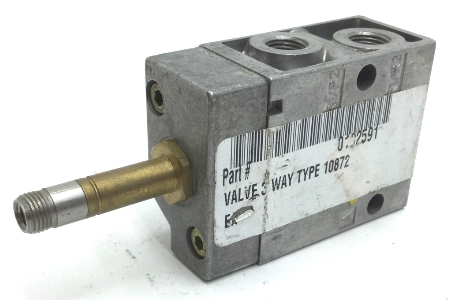 Used Festo MFH-3-1/8-S-NPT Solenoid Valve, Pressure: -0.95 to 10bar, 2-Position 3-Way