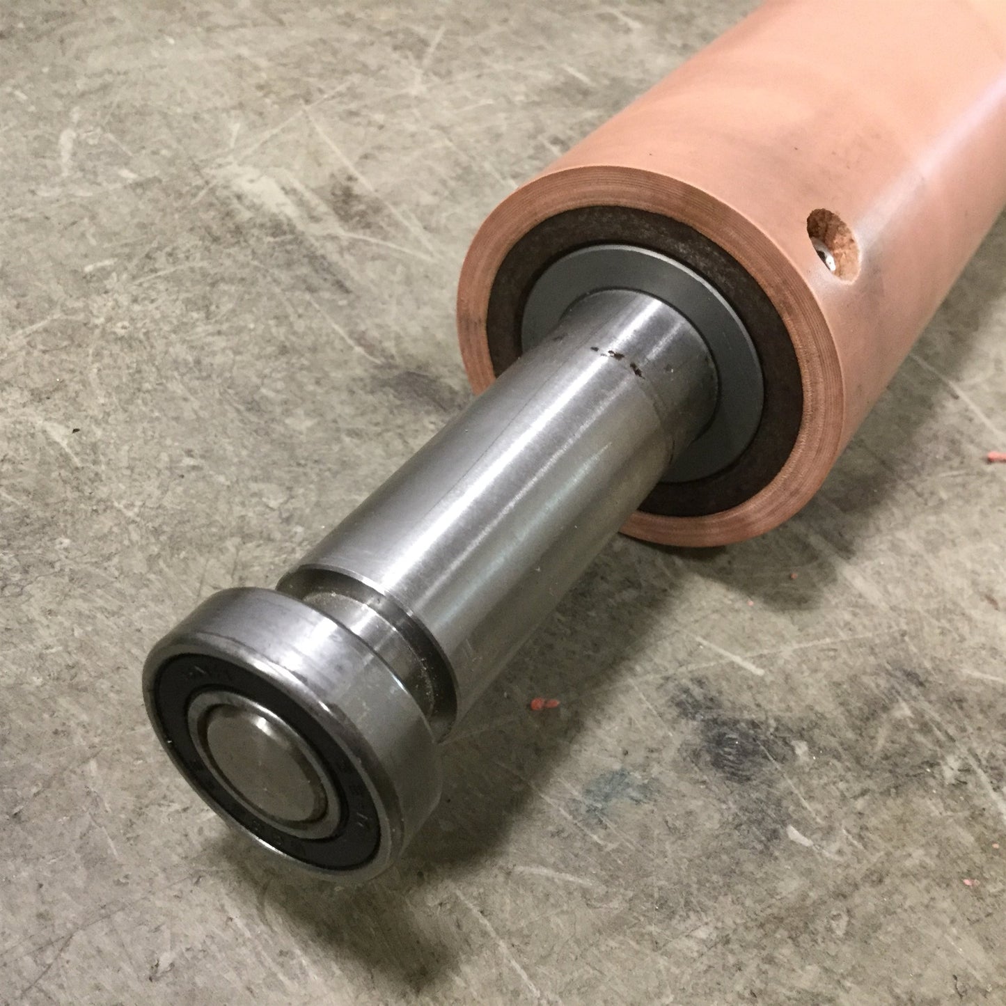 Used Conveyor Roller, Roller Length: 450mm, Diameter: 60mm, Total Length: 715mm