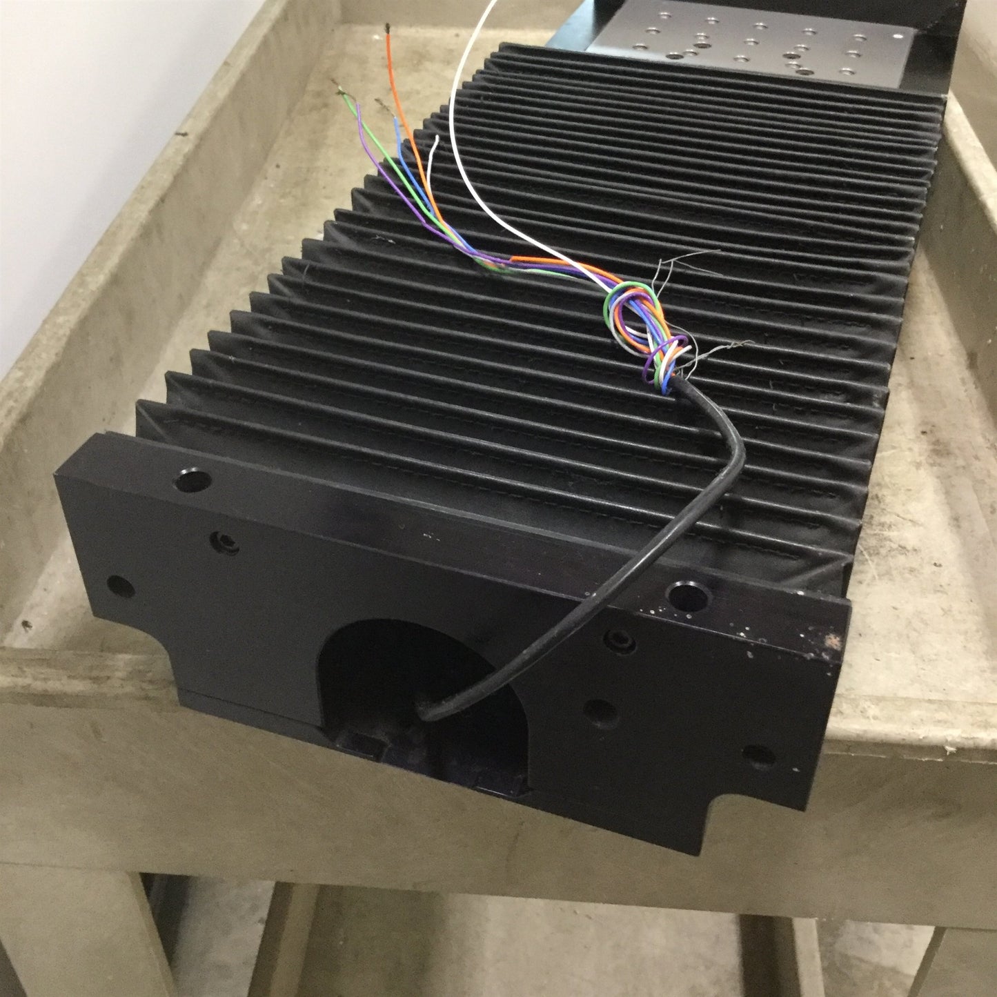 Used Aerotech ATS Accudex Ball Screw Linear Actuator 425mm Travel, 6" x 6" Stage