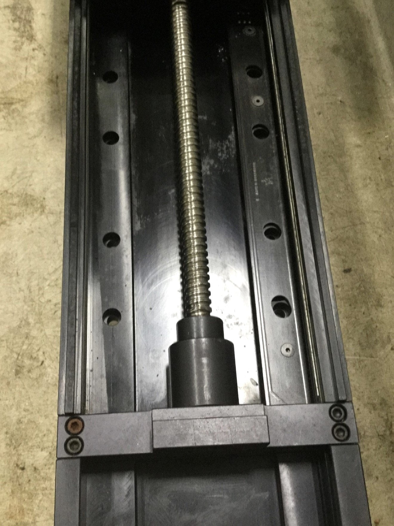 Used Aerotech ATS Accudex Ball Screw Linear Actuator 425mm Travel, 6" x 6" Stage