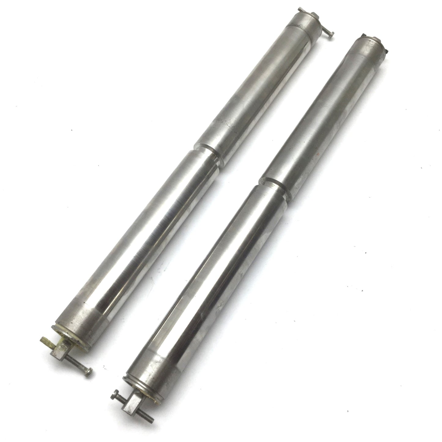 Used Lot of 2 Conveyor Roller, Roller Length: 360mm, Diameter: 31.5mm, Overall: 390mm