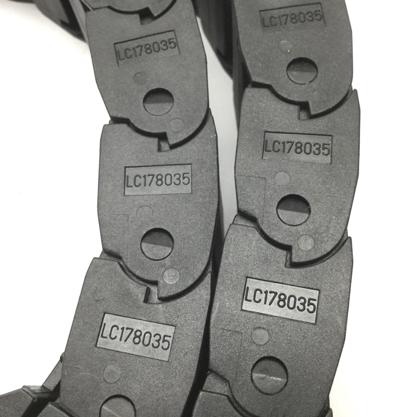 Used Longo LC178035 Energy Chain Channel, Length: 48", Inside: 1.375" x 0.75"