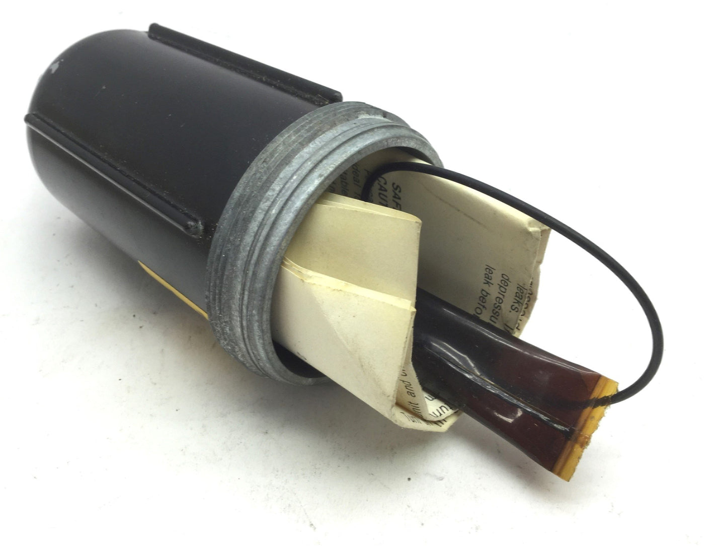 New – Open box Parker PS108 Pneumatic Metal Bowl With Sight Gauge 250 PSI Twist Drain