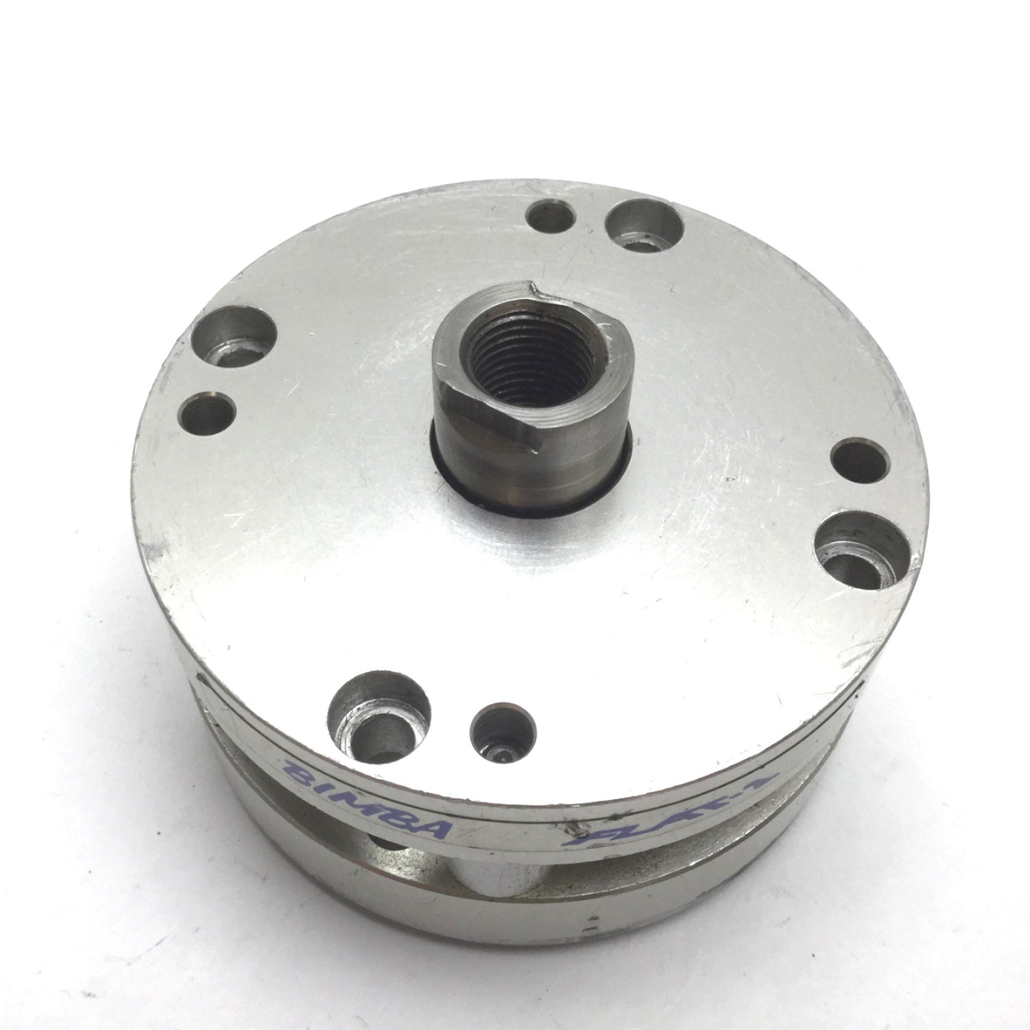 Used Bimba Flat-1 Pneumatic Cylinder, Bore: 1.75", Stroke: 0.375", Ports: 1/8" NPT